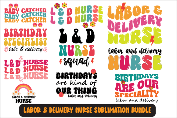 Labor Delivery Nurse SVG Bundle Review