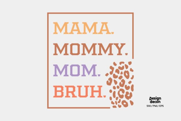 Mom Funny Quote Retro Sublimation SVG for Crafts and Graphics